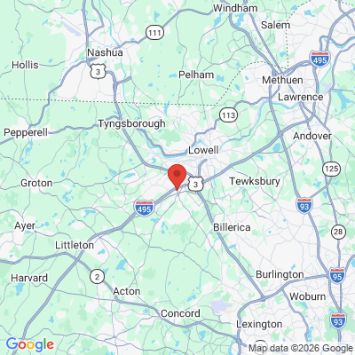 Map to  office in Chelmsford, MA