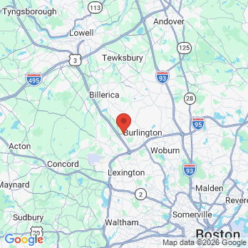 Map to Complete Dental Care office in Burlington, MA