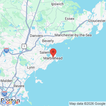 Map to Marblehead Dental office in Marblehead, MA