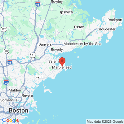 Map to Marblehead Dental office in Marblehead, MA