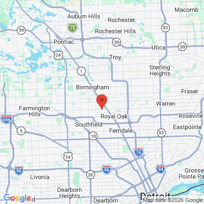 Map to  office in Berkley, MI