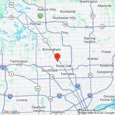 Map to  office in Berkley, MI