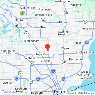 Map to  office in Royal Oak, MI
