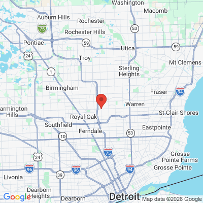 Map to  office in Madison Heights, MI