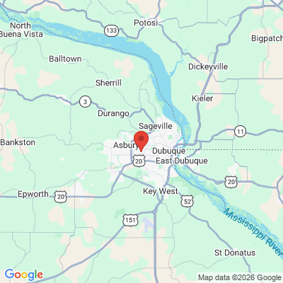 Map to  office in Dubuque, IA