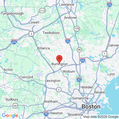 Map to  office in Burlington, MA