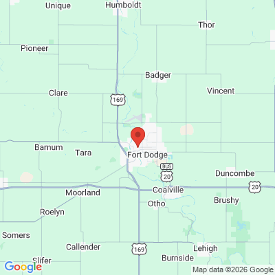 Map to  office in Fort Dodge, IA