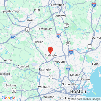 Map to  office in Burlington, MA