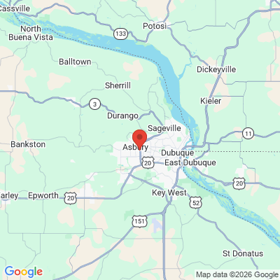 Map to  office in Dubuque, IA