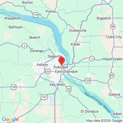 Map to  office in Dubuque, IA
