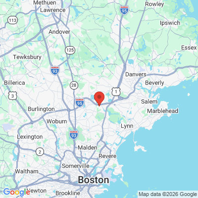 Map to  office in Lynnfield, MA