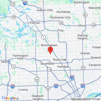 Map to  office in Southfield, MI