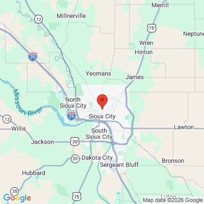 Map to  office in Sioux City, IA