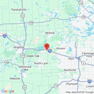 Map to  office in New Hudson, MI