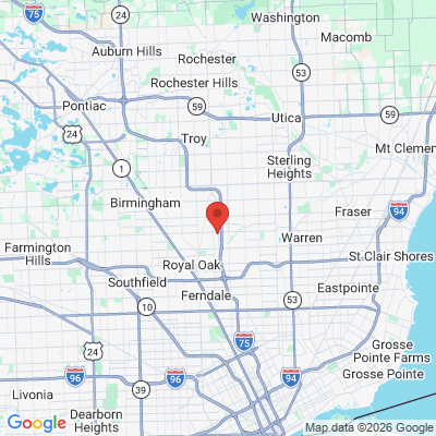 Map to  office in Blue Cloud Pediatric Surgery Centers