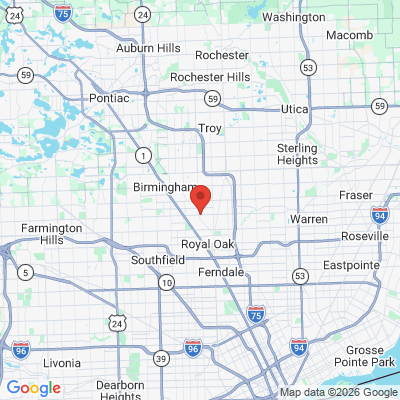 Map to  office in Royal Oak, MI