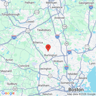 Map to  office in Burlington, MA