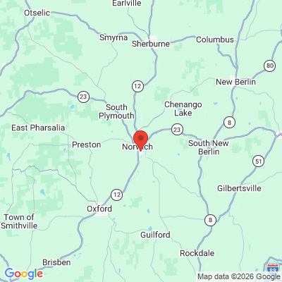 Map to  office in Norwich, NY