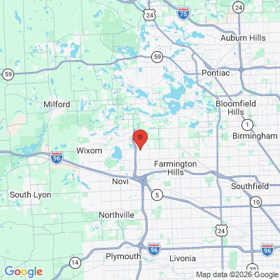 Map to  office in Farmington Hills, MI