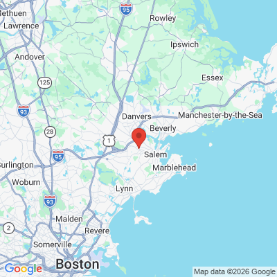 Map to  office in Peabody, MA