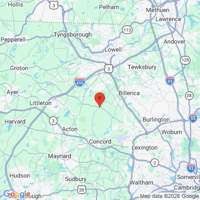 Map to  office in Carlisle, MA