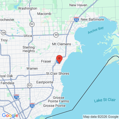 Map to  office in Saint Clair Shores, MI