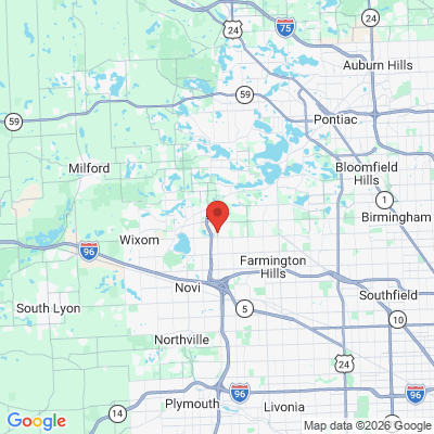 Map to  office in Commerce, MI