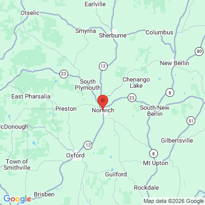 Map to  office in Norwich, NY