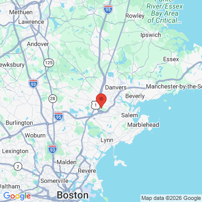 Map to  office in Peabody, MA