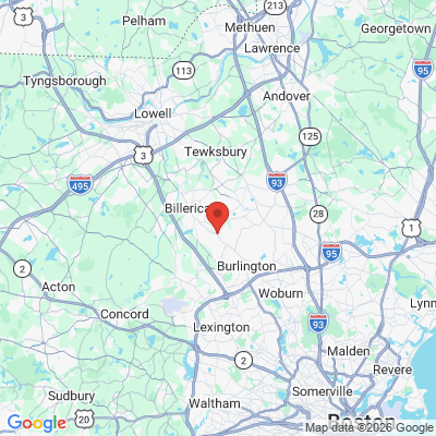 Map to  office in Billerica, MA