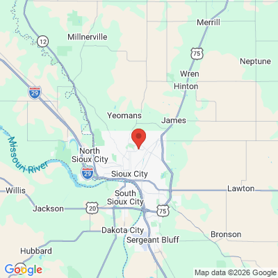 Map to  office in Sioux City, IA