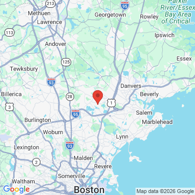 Map to  office in Lynnfield, MA