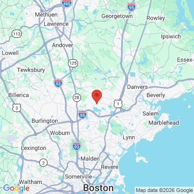 Map to  office in Lynnfield, MA