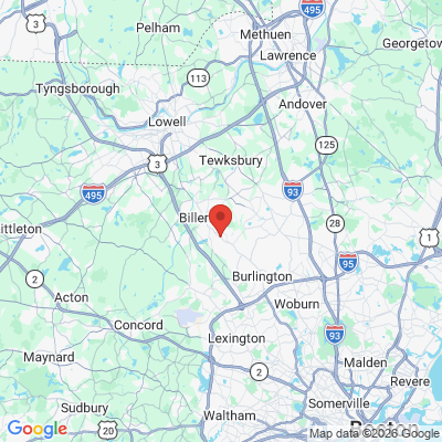 Map to  office in Billerica, MA