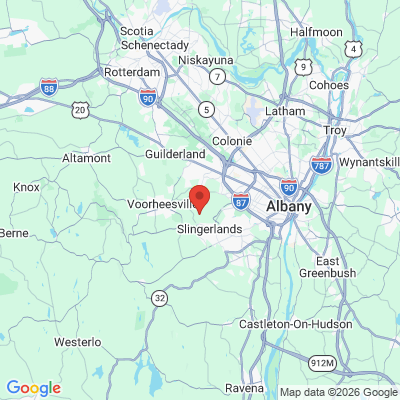 Map to  office in Slingerlands, NY