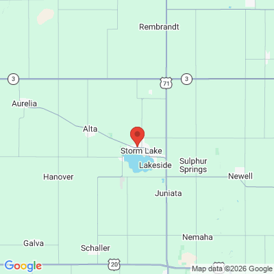 Map to  office in Storm Lake, IA