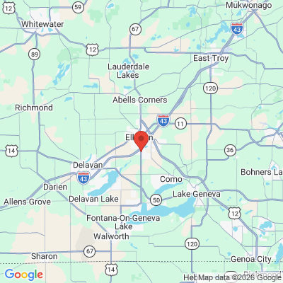 Map to  office in Elkhorn, WI