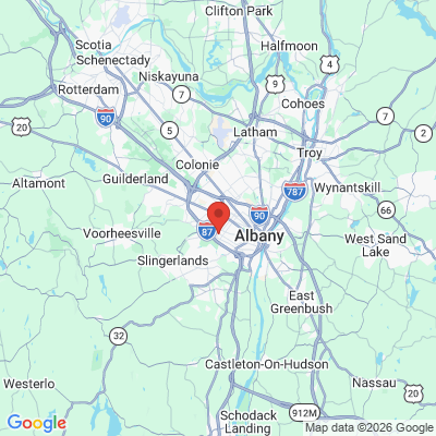 Map to  office in Albany, NY
