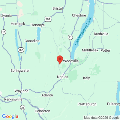 Map to  office in Naples, NY