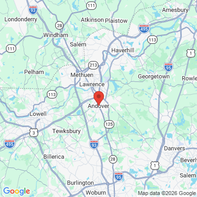 Map to  office in Andover, MA
