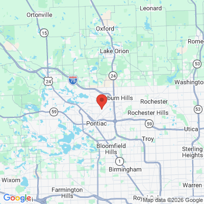 Map to  office in Auburn Hills, MI