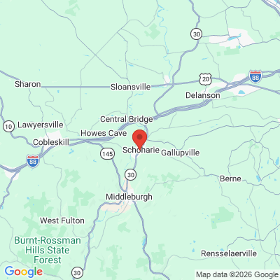 Map to  office in Schoharie, NY