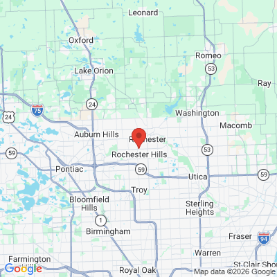 Map to  office in Rochester Hills, MI