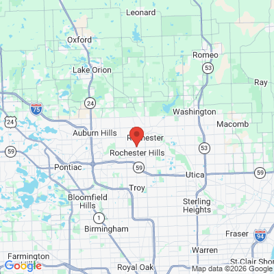 Map to  office in Rochester Hills, MI