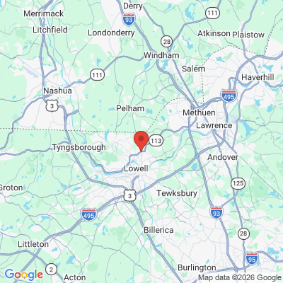Map to  office in Dracut, MA