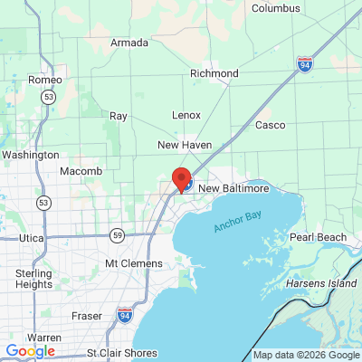Map to  office in Chesterfield, MI