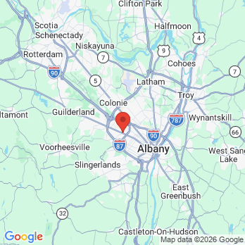 Map to 1021 Dental office in Albany, NY