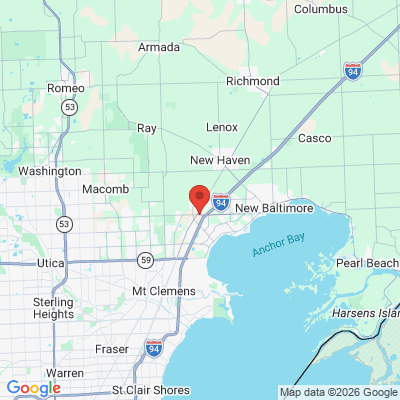 Map to  office in Chesterfield, MI