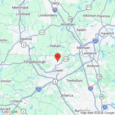 Map to  office in Dracut, MA