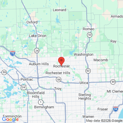 Map to  office in Rochester, MI